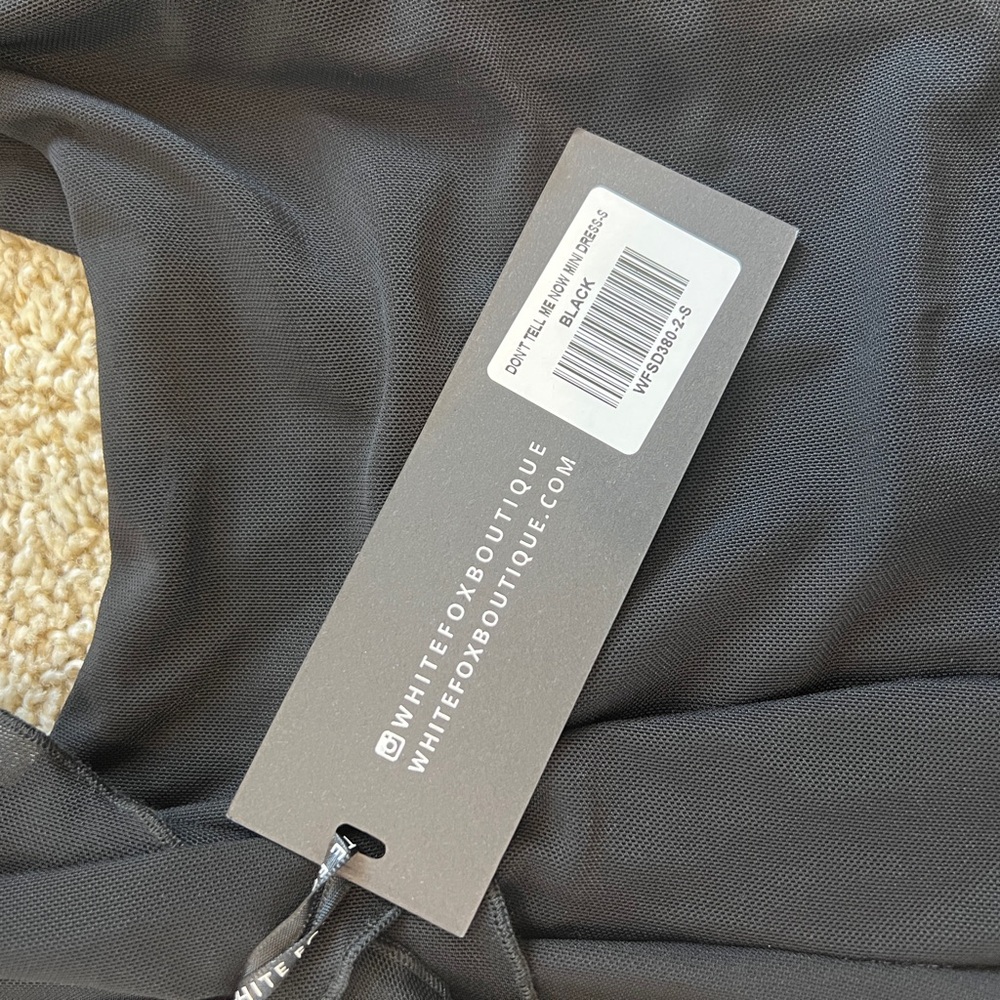 White Fox Boutique Black Mini Dress - Picture 2 of 3